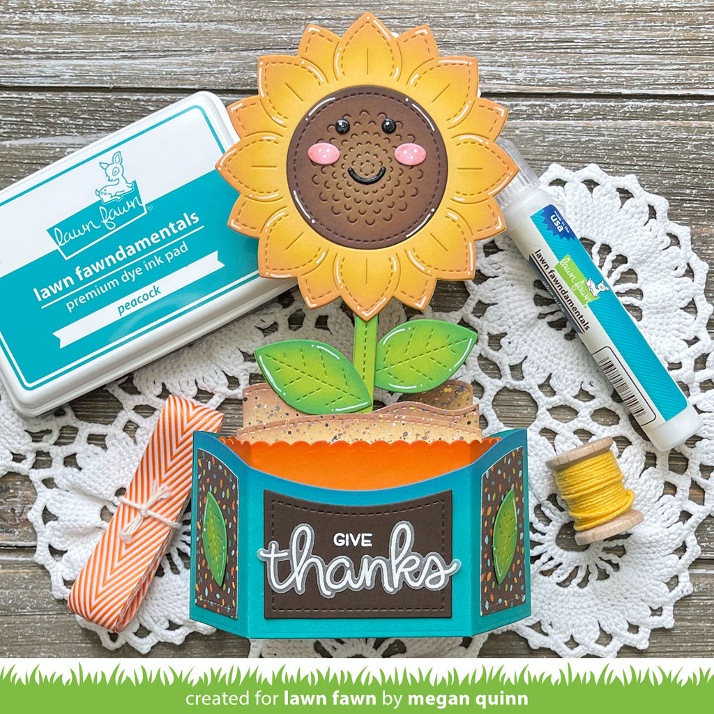 Magic Iris Sunflower Add-On - Lawn Cuts Magic Iris Sunflower Add-On - Lawn Cuts