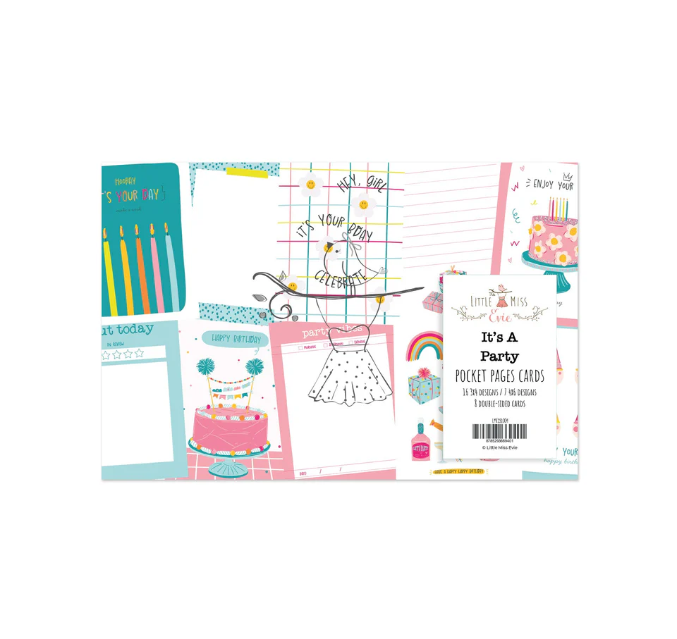 Pocket Pages Set 4X6 - It's A Party
