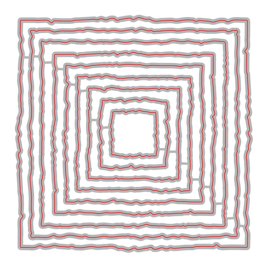 Deckle Edge Squares - Honey Cuts