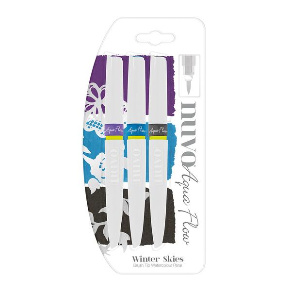 Winter Skies - Nuvo Aqua Flow Pens Winter Skies - Nuvo Aqua Flow Pens