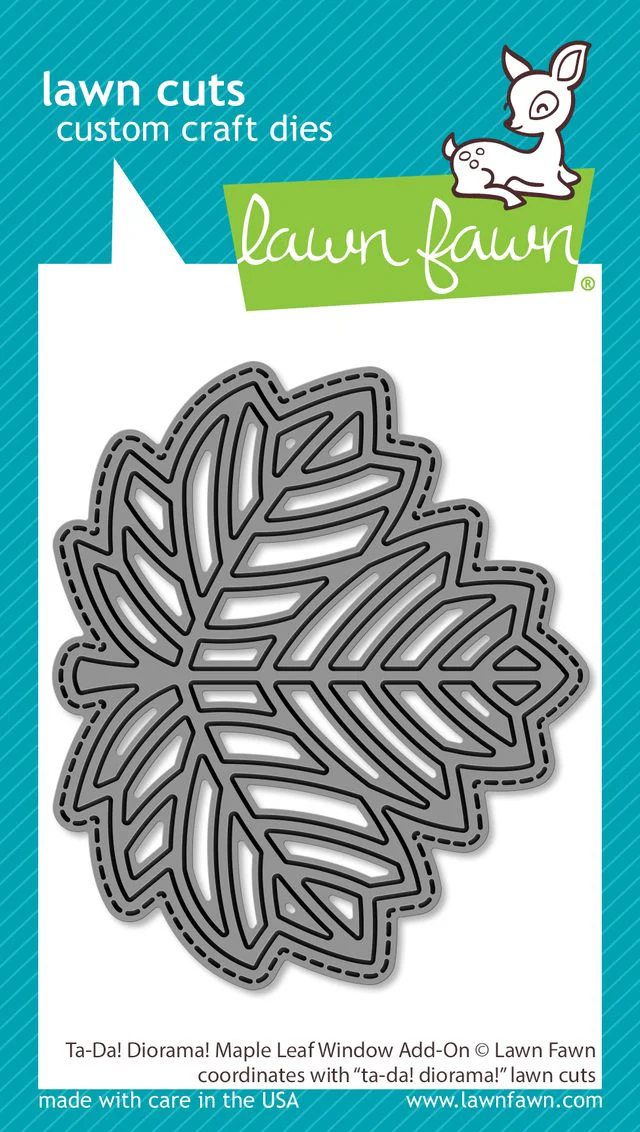 Ta-Da! Diorama! Maple Leaf Window Add-On - Lawn Cuts