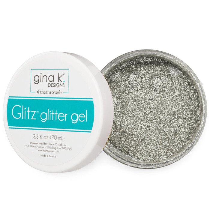 Silver - Glitz Glitter Gel
