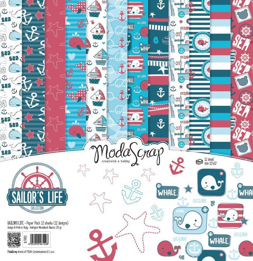 Sailors Life - Elizabeth Craft Designs 12"x12"