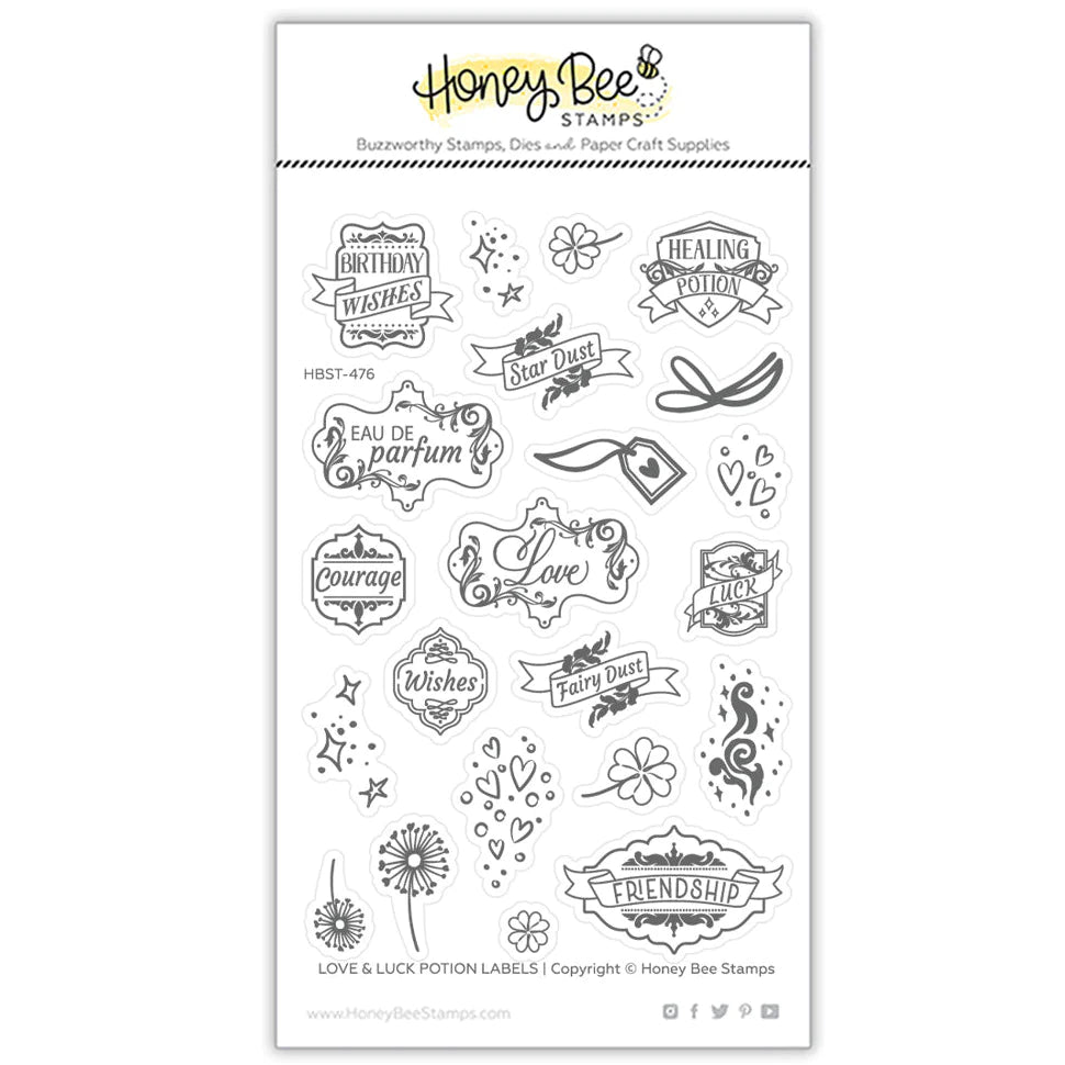 Love & Luck Potion Labels 