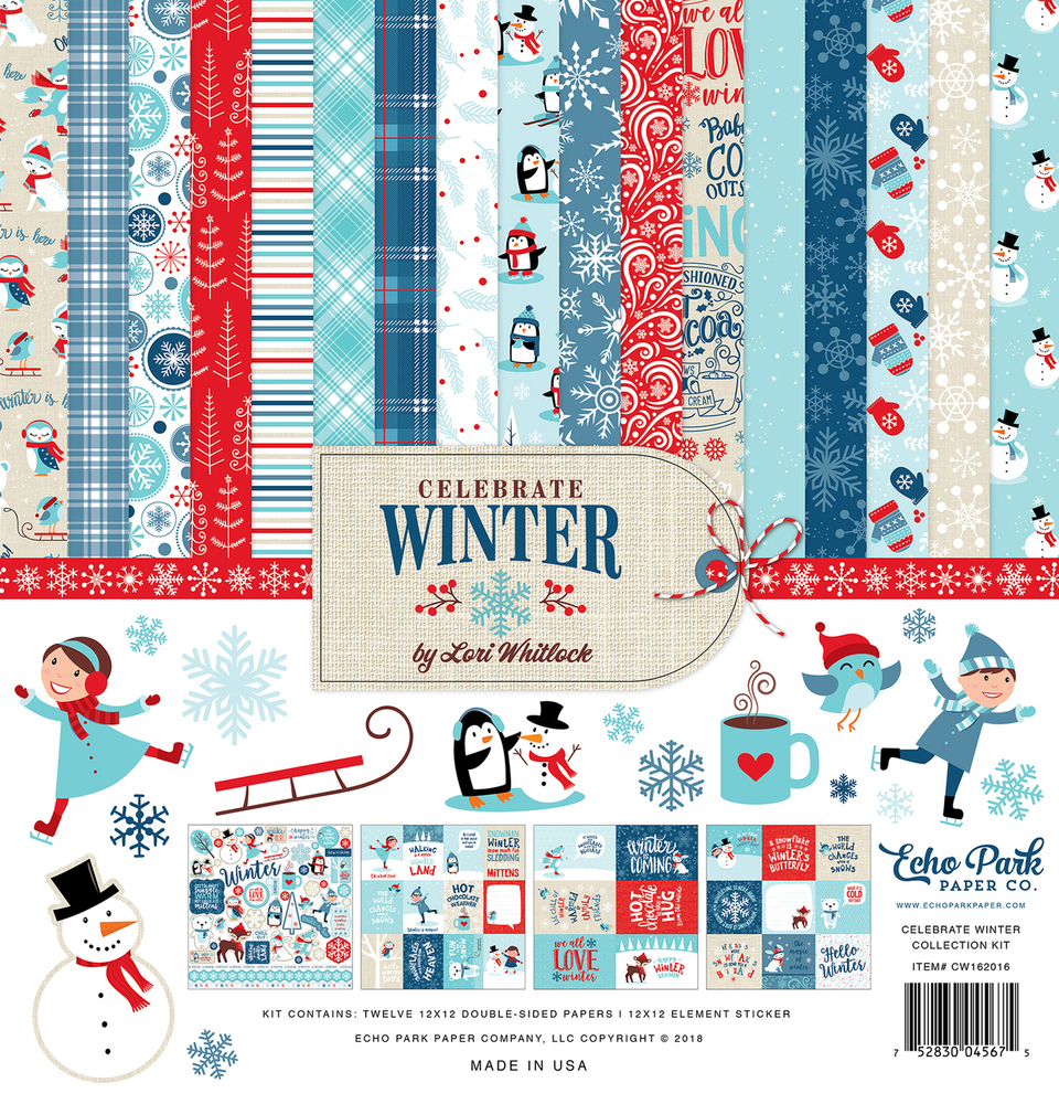 Collection Kit - Celebrate Winter - Echo Park Collection Kit - Celebrate Winter - Echo Park