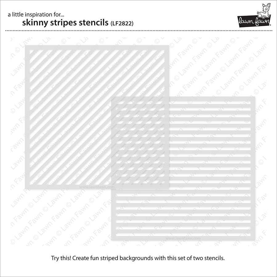 Skinny Stripes - Stencils