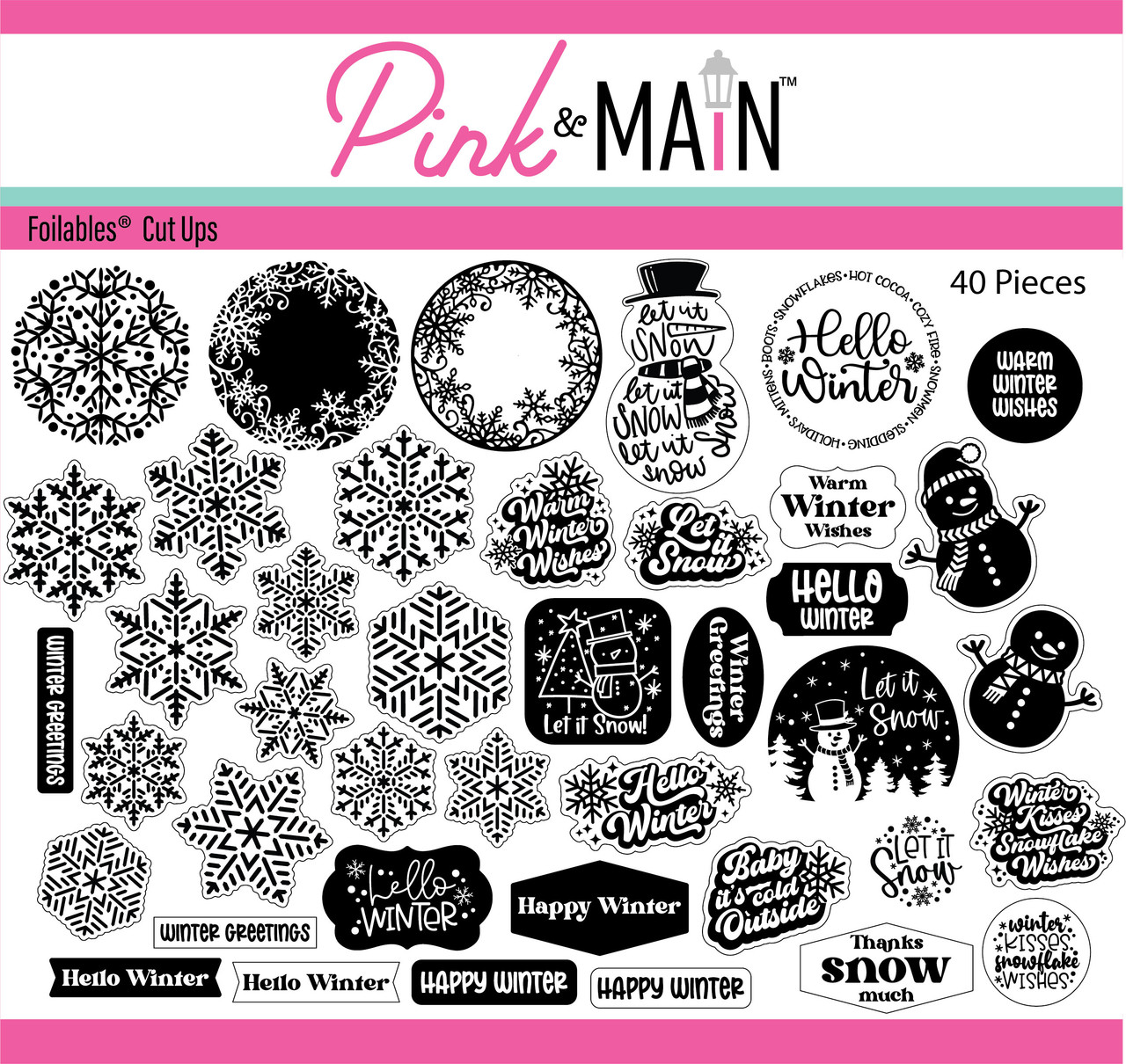 Snowfall Foilables® - Cut Ups