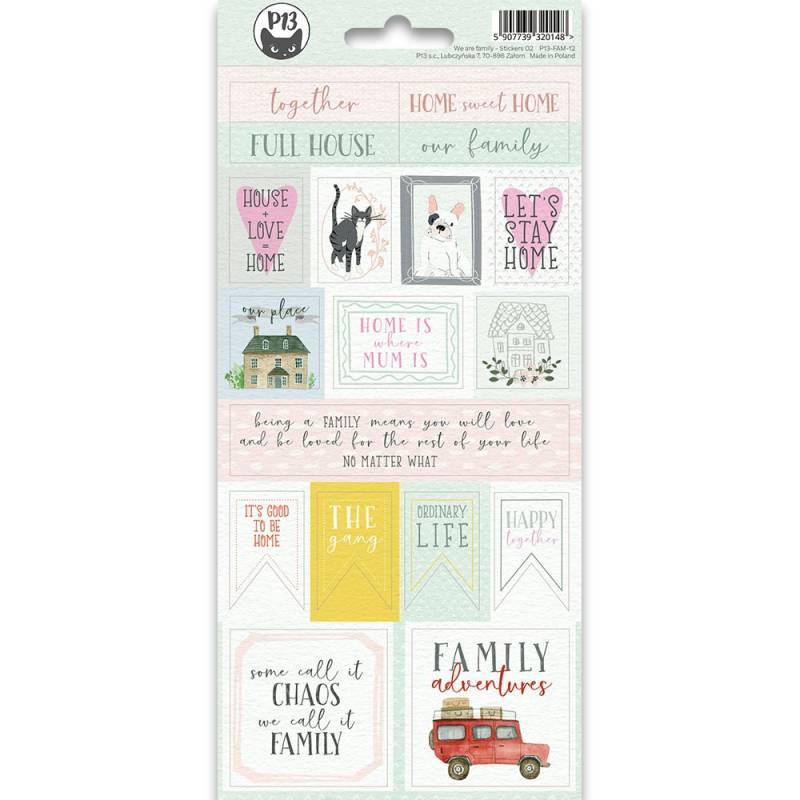 Sticker Sheet 02 - We are Family
