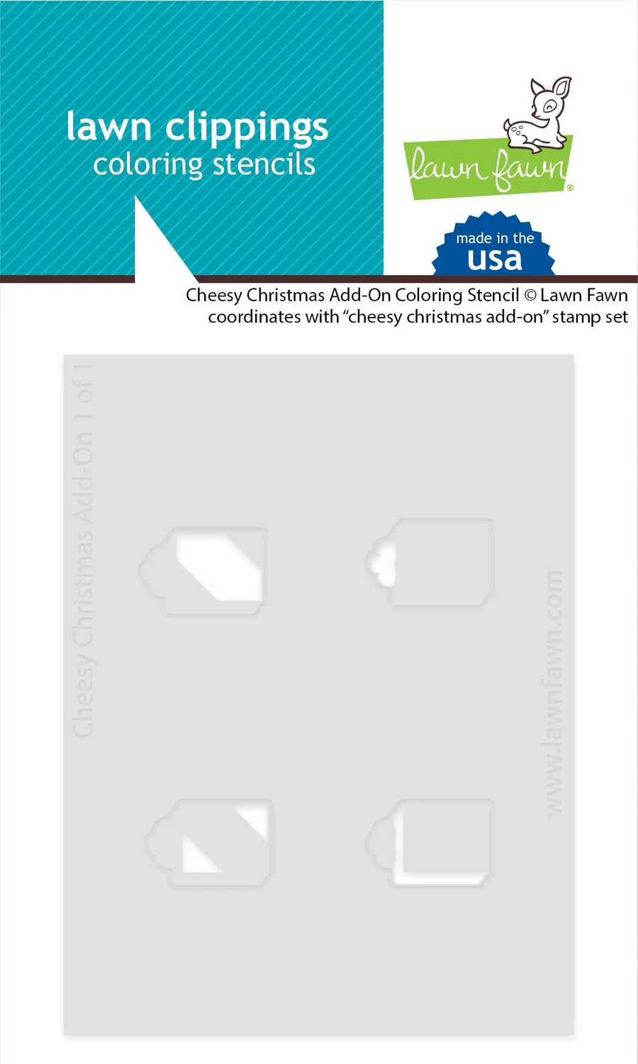 Cheesy Christmas Add-On - Coloring Stencils Cheesy Christmas Add-On - Coloring Stencils