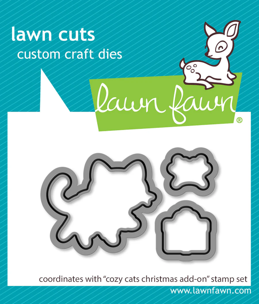 Cozy Cats Christmas Add-On - Lawn Cuts Cozy Cats Christmas Add-On - Lawn Cuts