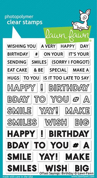 Offset Sayings: Birthday Offset Sayings: Birthday