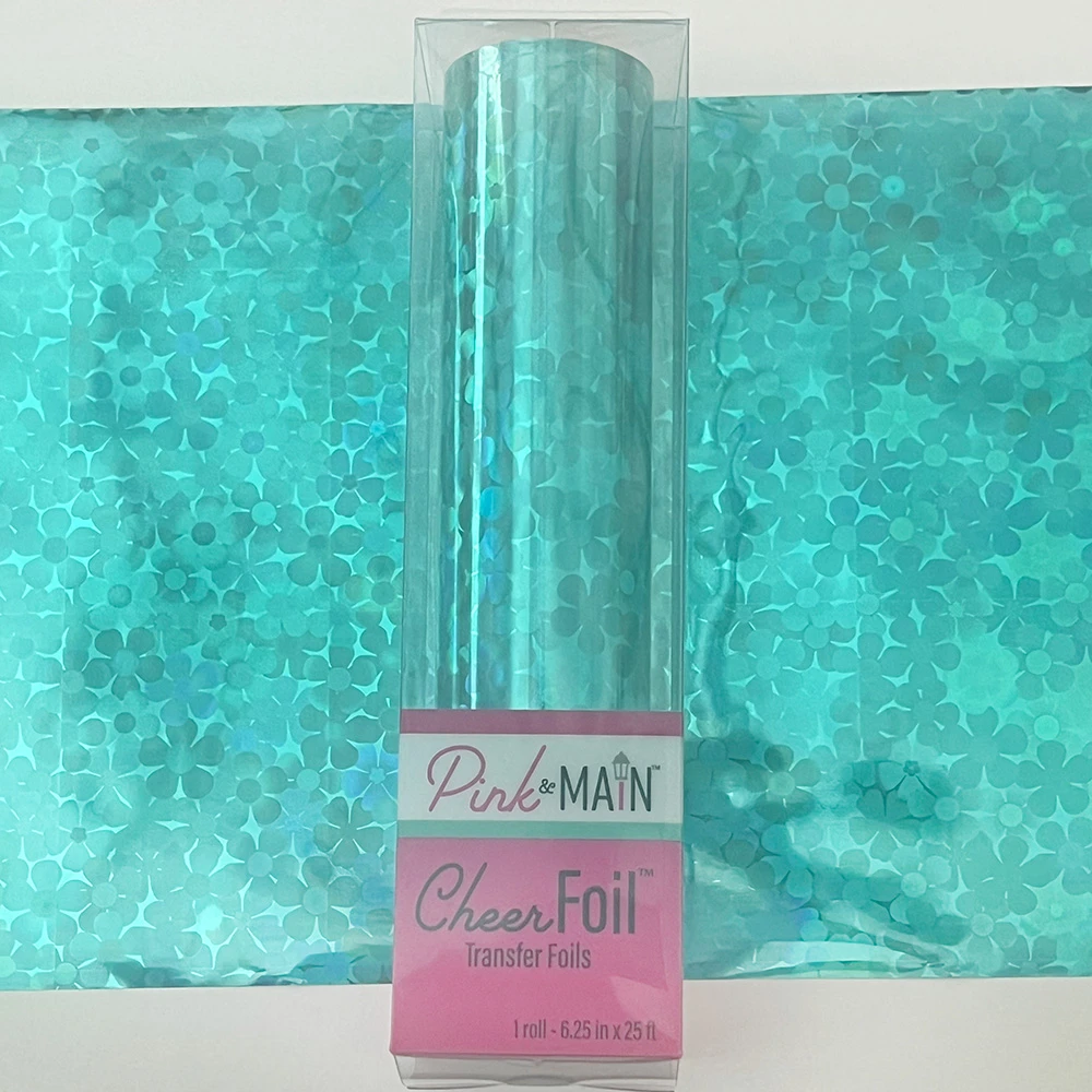Flowers Teal CheerFoil®