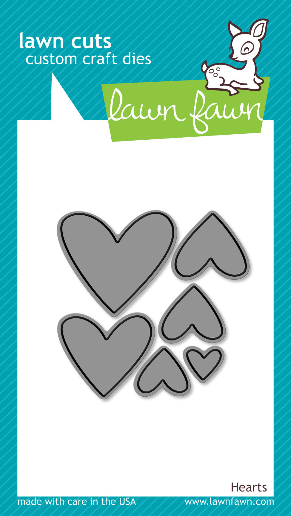 Hearts - lawn cuts Hearts - lawn cuts