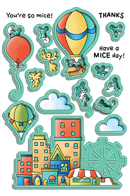 Boardwalk Mice - Die Set