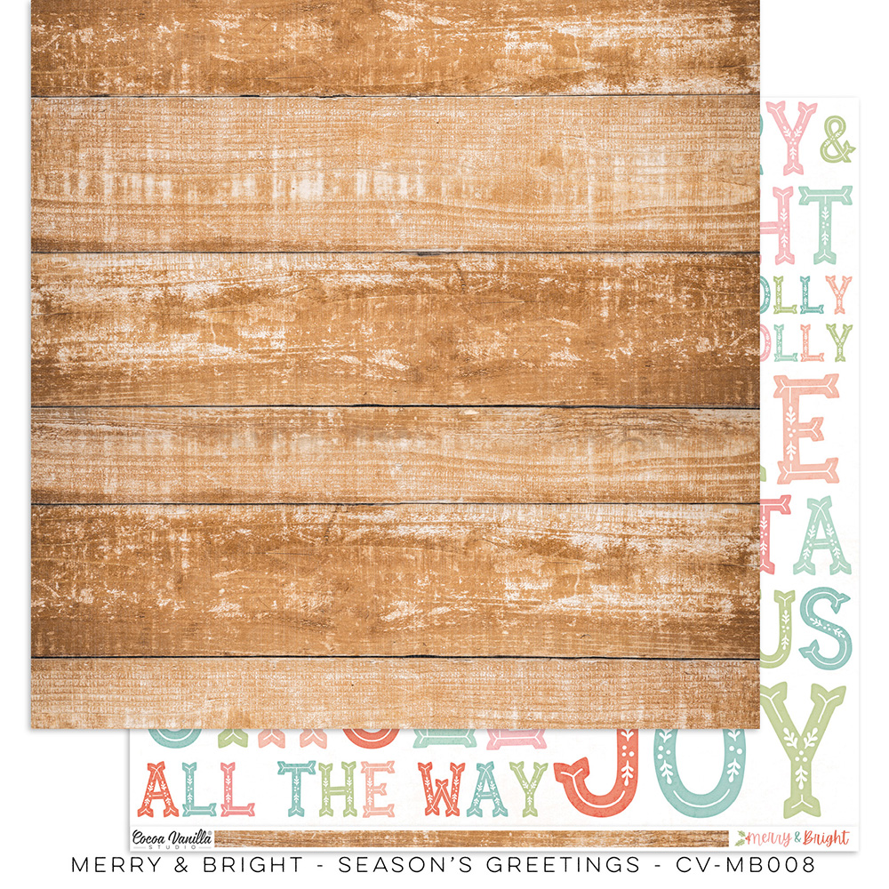 Season’s Greetings - Paper - MERRY & BRIGHT - Joy To The World Season’s Greetings - Paper - MERRY & BRIGHT - Joy To The World