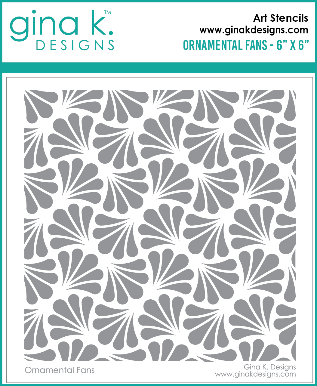 Ornamental Fans - Stencil