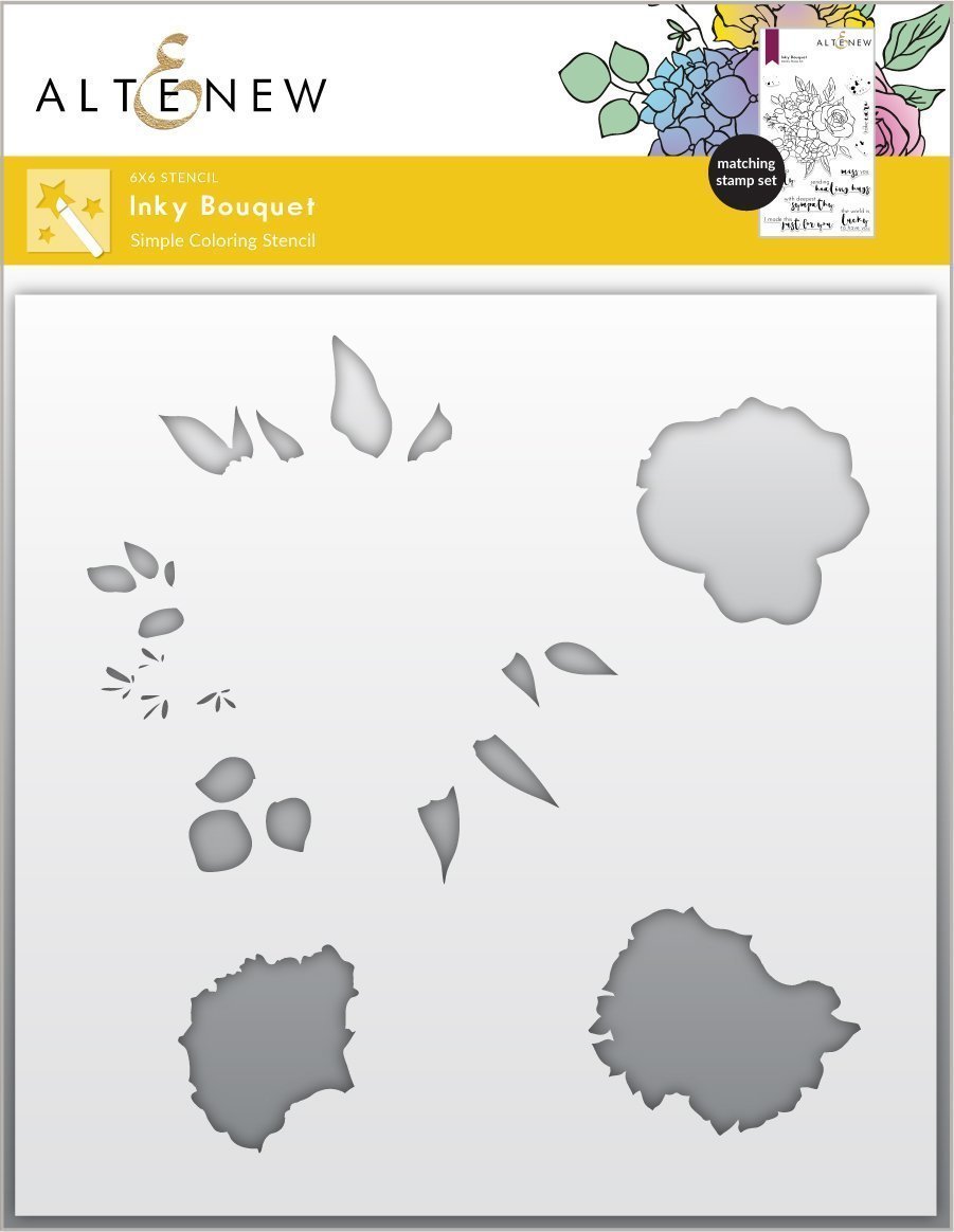 Inky Bouquet - Stencil