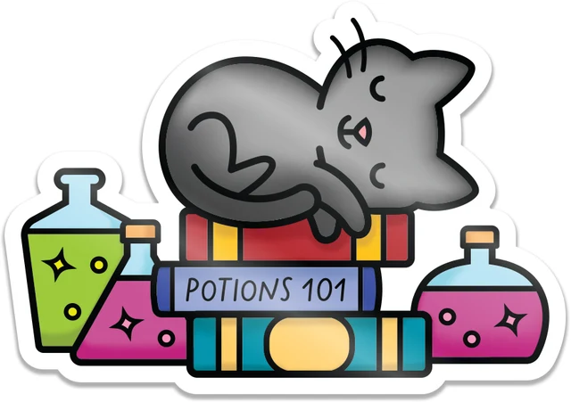 Hocus Purr-Cus! - Vinyl Sticker