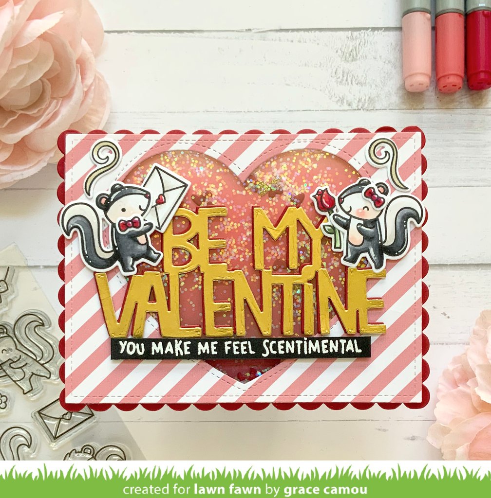 Giant Be my Valentine - Lawn Cuts Giant Be my Valentine - Lawn Cuts