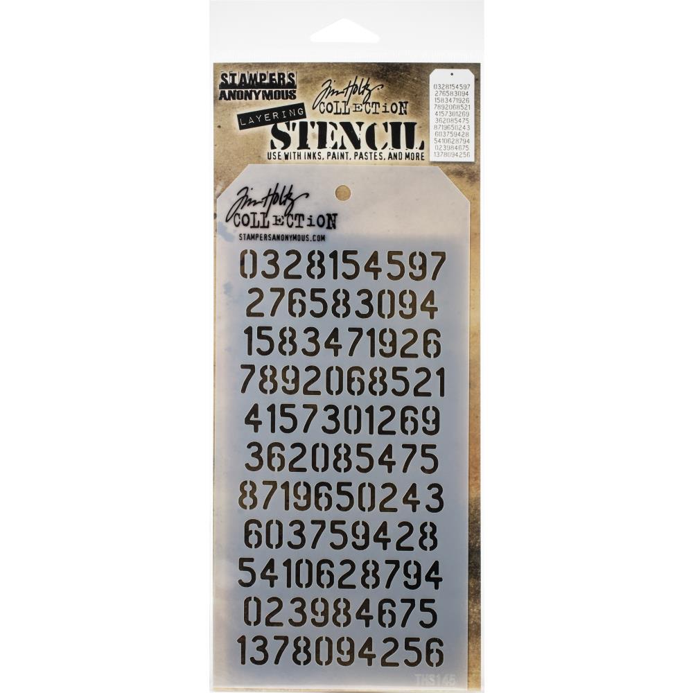 Digits Layering - Tim Holtz Layering Stencil