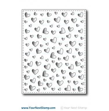 Floating Heart Panel - Die Set