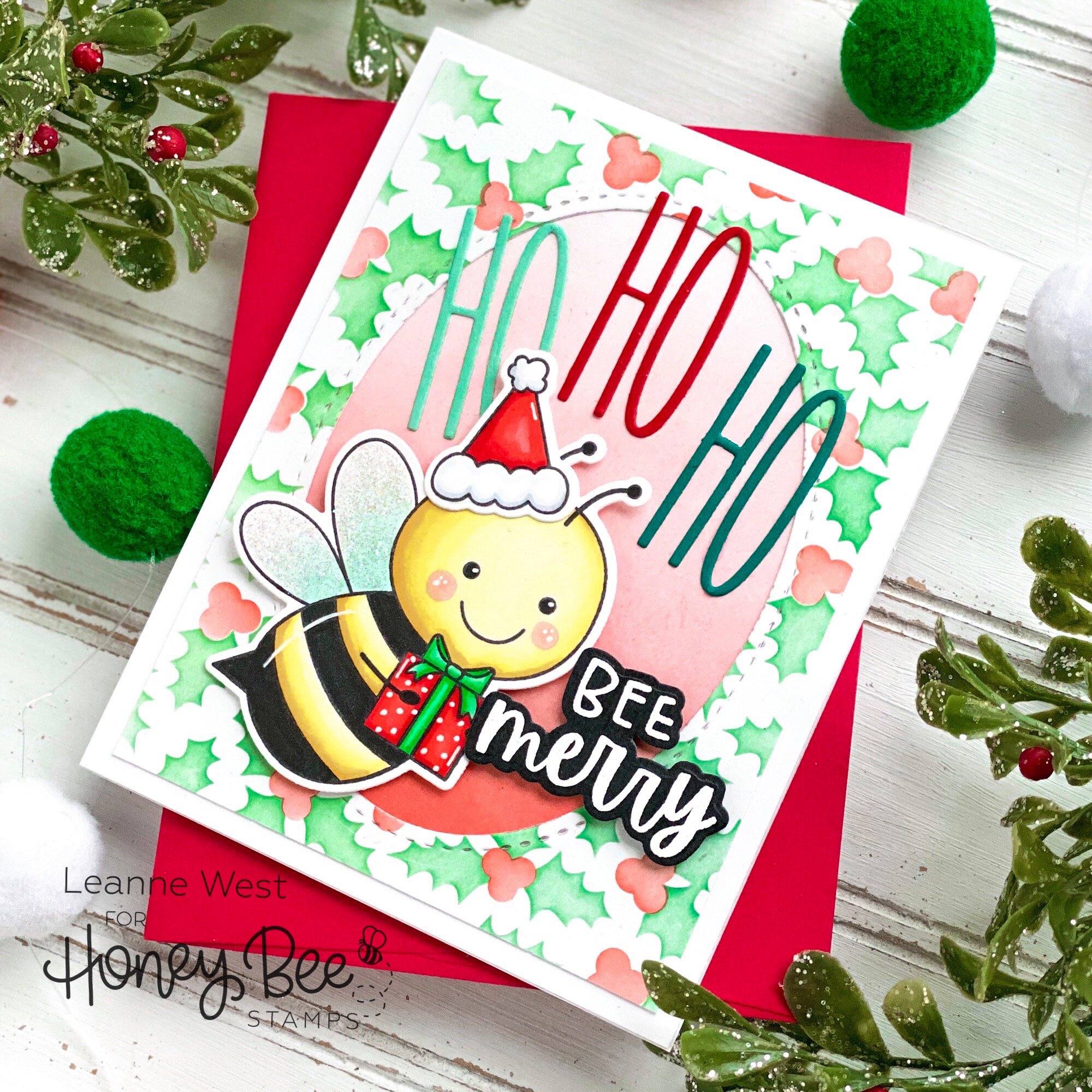 Holly and Berries - Set of 2 Holly and Berries - Set of 2