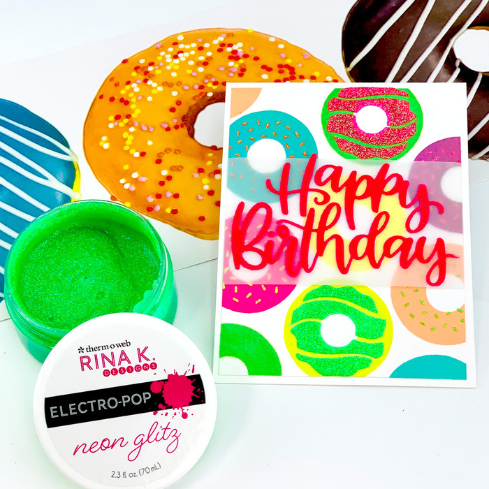 Screamin' Green - Neon Glitz Glitter Gel Screamin' Green - Neon Glitz Glitter Gel