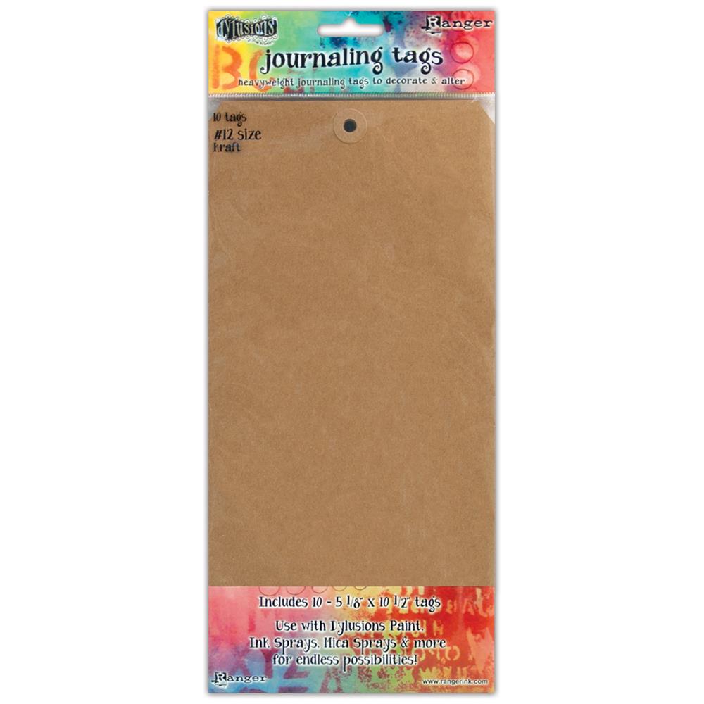 Dyan Reaveley's - Dylusions Journal Tags Kraft - #12