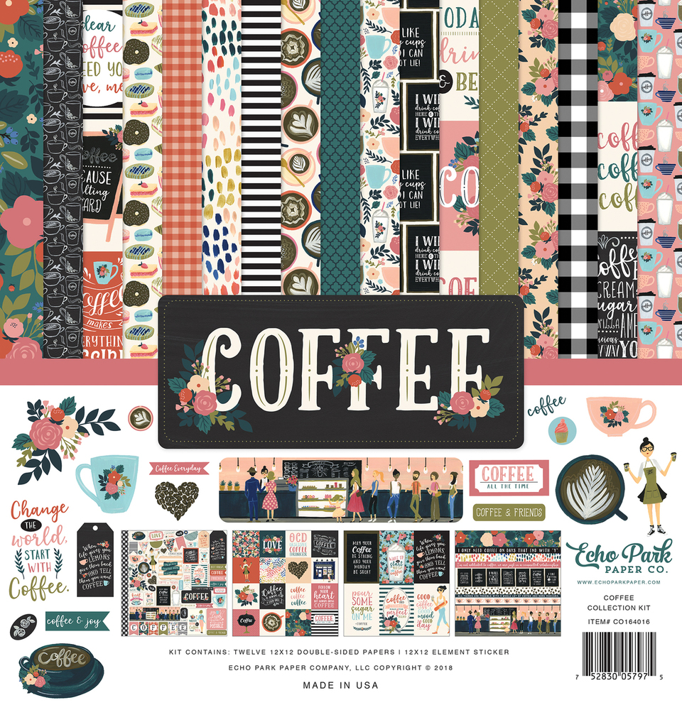 Collection Kit - Coffee - Echo Park Collection Kit - Coffee - Echo Park