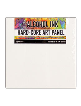 Hard Core Art Panel - Alcohol Ink - Tim Holtz - 4"x4"