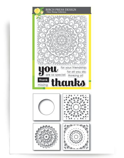 Thankful Mandala incl. Stencilset