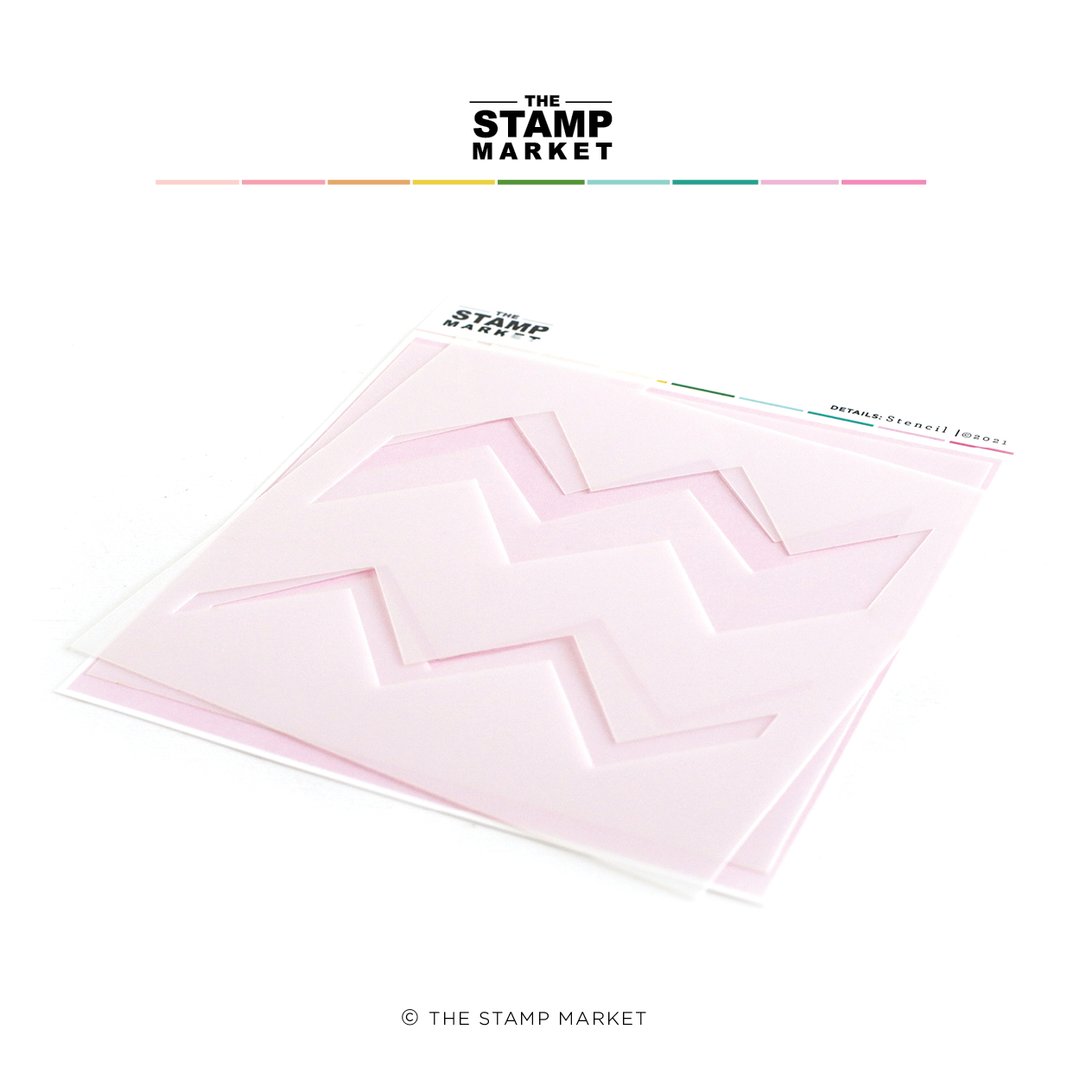 Chic Chevron - Stencil