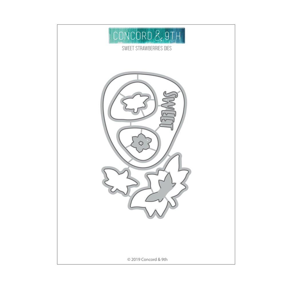 Sweet Strawberries - Dies