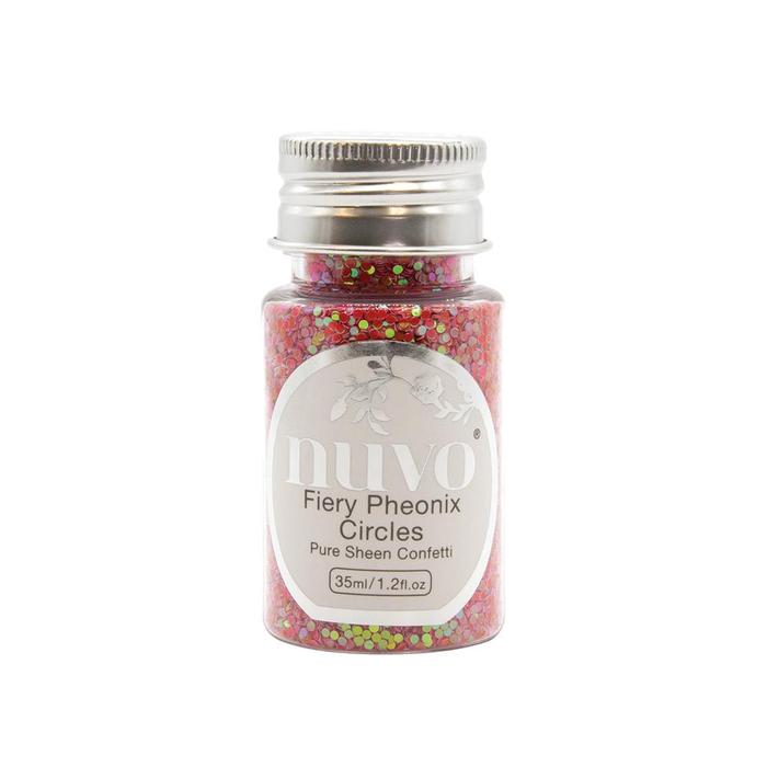 Fiery Phoenix Circles - Confetti