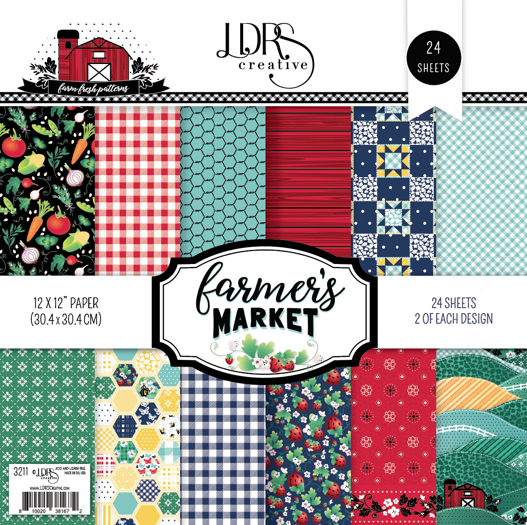 Farmer's Market - 12"x12" Paper Farmer's Market - 12"x12" Paper