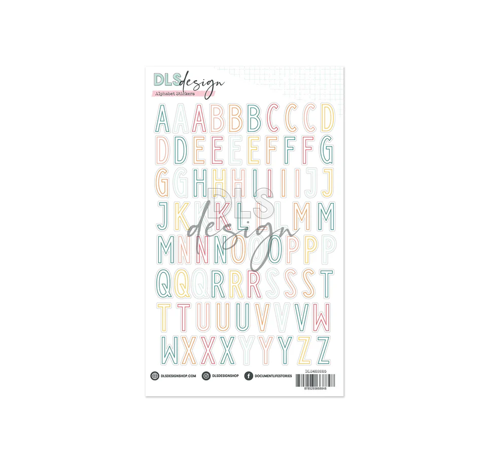 Contour Alphabet Stickers ROXY - Thirteen Tales Of Summer