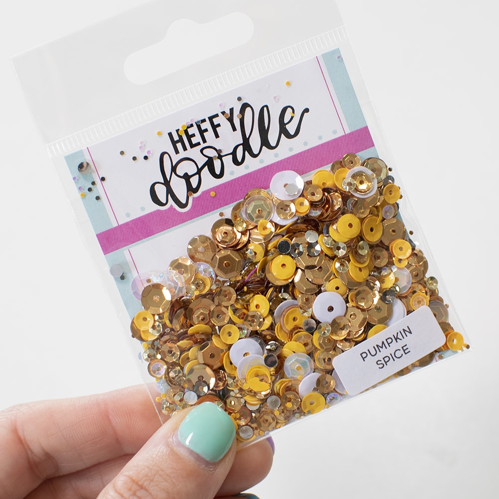 Pumpkin Spice Sparkle Mix - Sequin - Heffy Doodle
