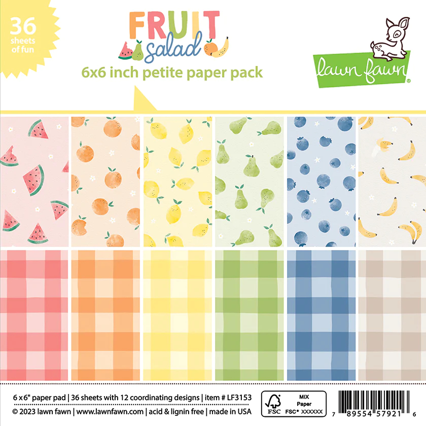 Fruit Salad - Petite Paper Pack 6x6 Fruit Salad - Petite Paper Pack 6x6