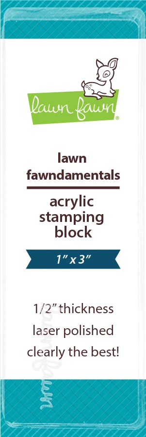 1" x 3“ Block - Lawn Fawn 1" x 3“ Block - Lawn Fawn