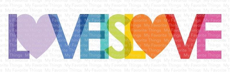 Love Is Love Stencil- Stencil Love Is Love Stencil- Stencil