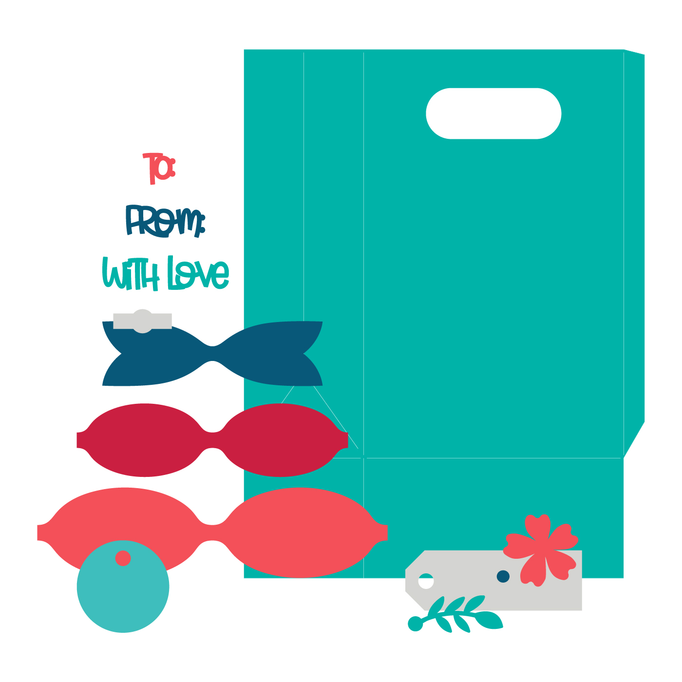 Bag With Bow by Lori Whitlock - Die Set Bag With Bow by Lori Whitlock - Die Set