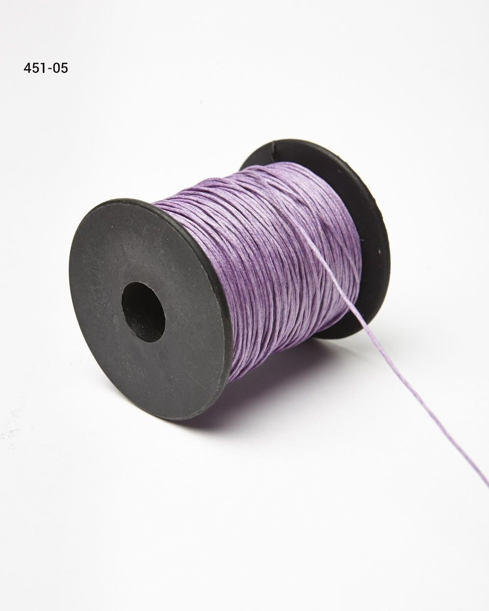 Waxed Cord - Lilac - 1 Meter