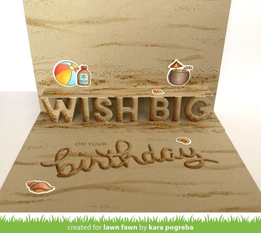 Pop-Up Wish Big - lawn cuts