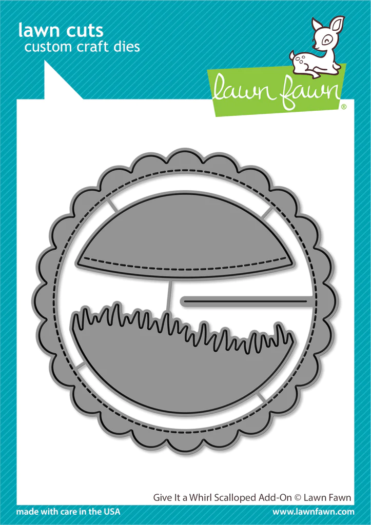 Give It A Whirl Scalloped Add-On - Lawn Cuts