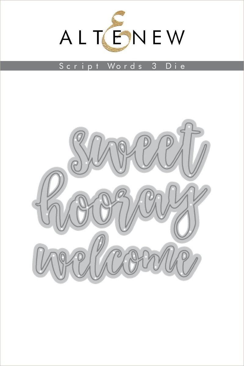 Script Words 3 - Die Set Script Words 3 - Die Set