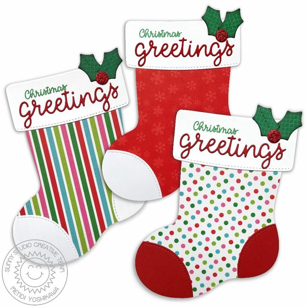 Santa's Stocking - Dies