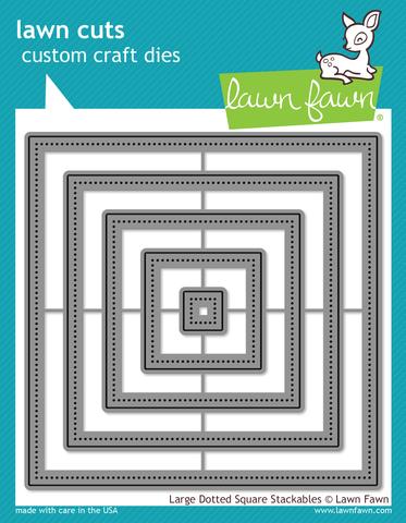 Large Dotted Square Stackables- lawn cuts Large Dotted Square Stackables- lawn cuts
