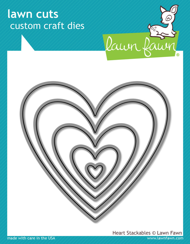 Heart Stackables- lawn cuts Heart Stackables- lawn cuts