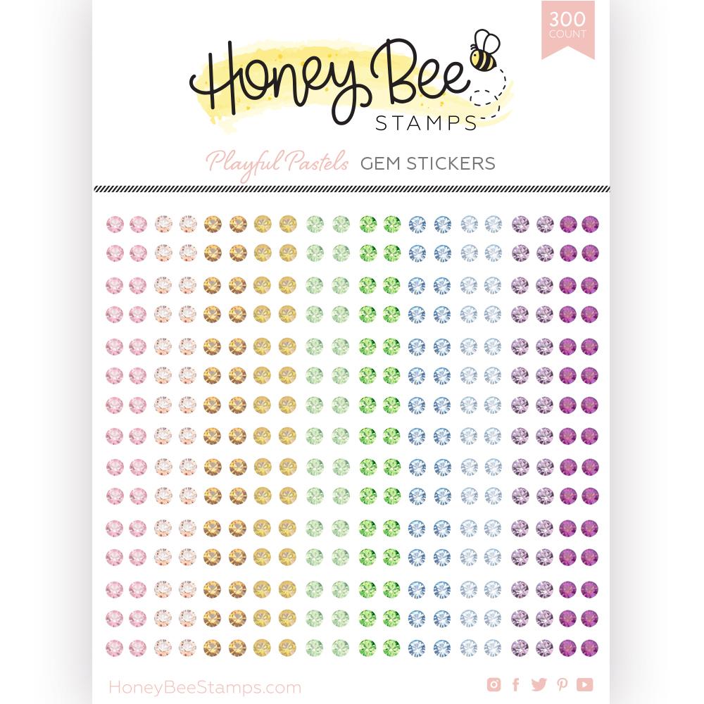 Playful Pastels - Gem Stickers