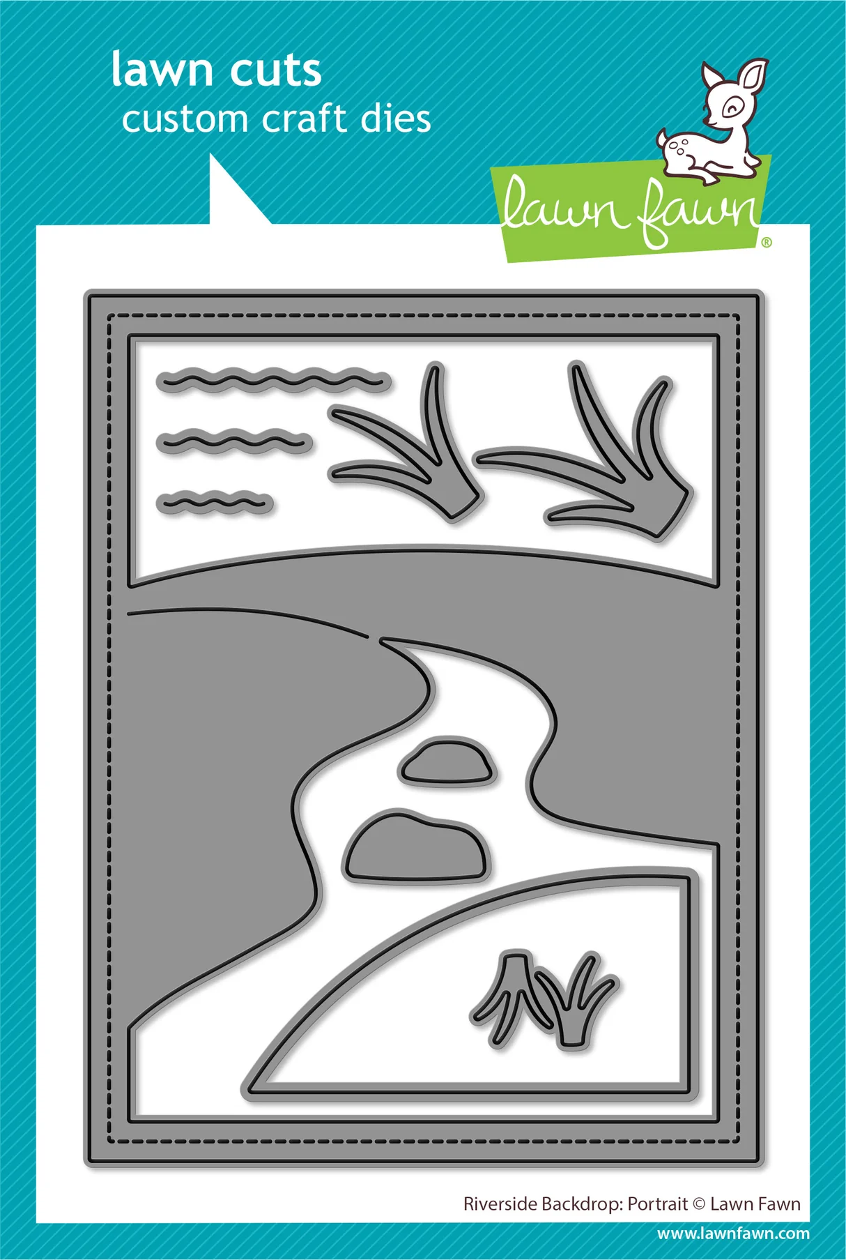 Riverside Backdrop: Portrait - Lawn Cuts Riverside Backdrop: Portrait - Lawn Cuts